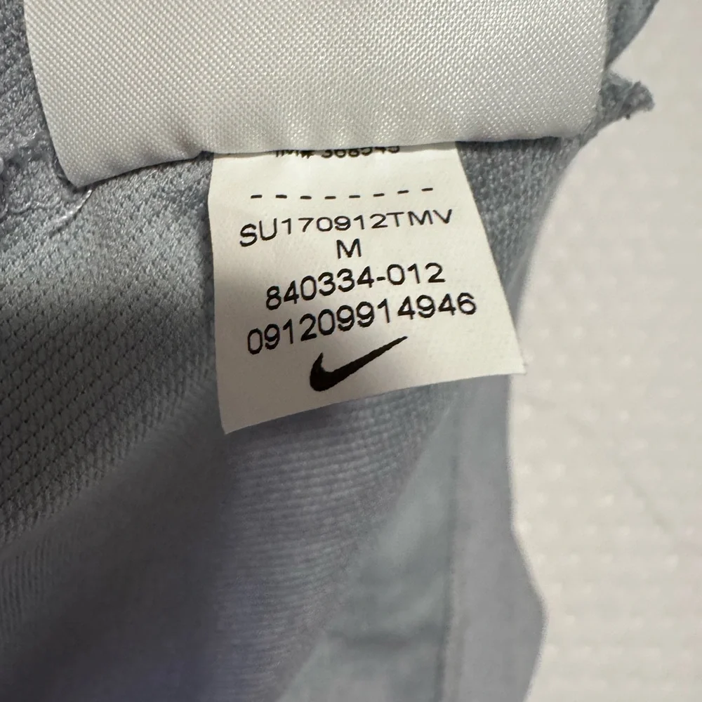 Nike Gray Fitted Buttoned Tank Top